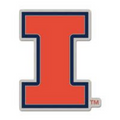 Illinois Fighting Illini Block I Lapel Pin