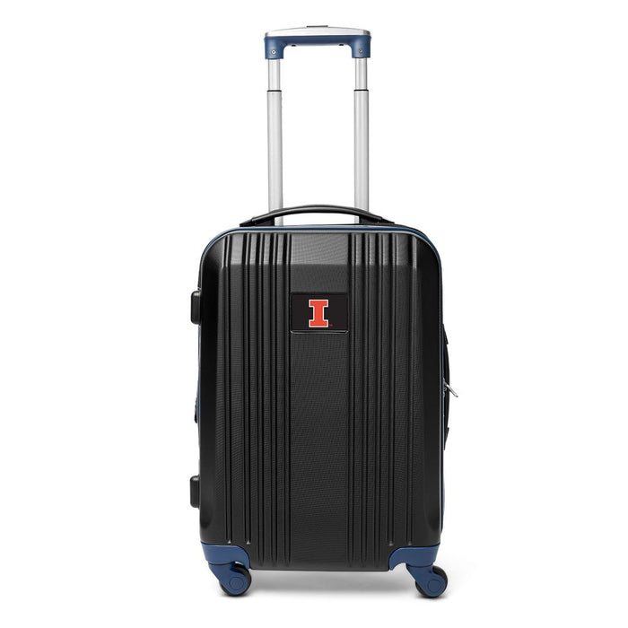 Illinois Fighting Illini Carry On 2 Tone Spinner Luggage