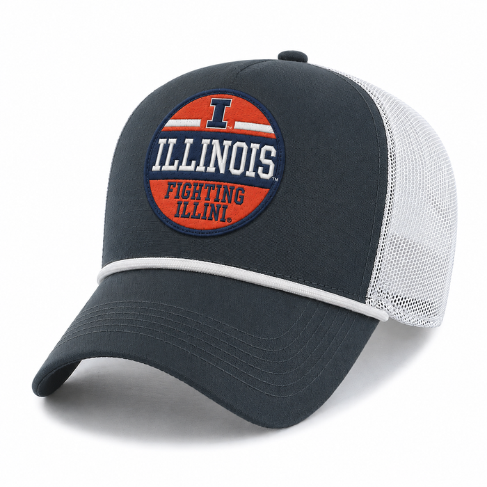 Illinois Fighting Illini Circle Patch Hat
