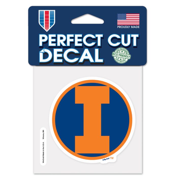 Illinois Fighting Illini Circle Vault Decal