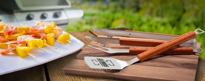 Illinois Fighting Illini Classic Series 3-Piece BBQ Set