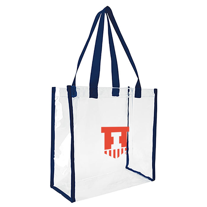 Illinois Fighting Illini Clear Stadium Bag