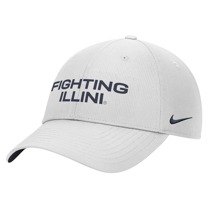 Illinois Fighting Illini Nike Club Ripstop Structured Adjustable Hat