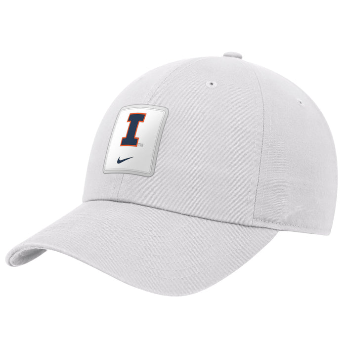Illinois Fighting Illini Nike Club Unstructured White Cap