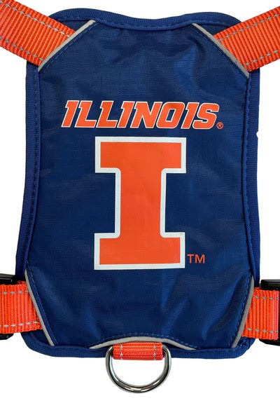 Illinois Fighting Illini College Dog Harness