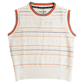 Illinois Fighting Illini Cream Knit Sweater Tank