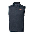 Illinois Fighting Illini Cutter & Buck Men's Mainsail Sweater-Knit Full-Zip Vest