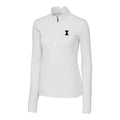 Illinois Fighting Illini Cutter & Buck Traverse Stretch Quarter Zip Womens Pullover