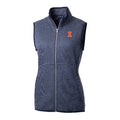 Illinois Fighting Illini Cutter & Buck Women's Mainsail Sweater Knit Full Zip Vest