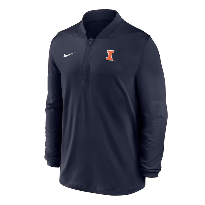 Illinois Fighting Illini Nike Dri Fit Half Zip Pullover