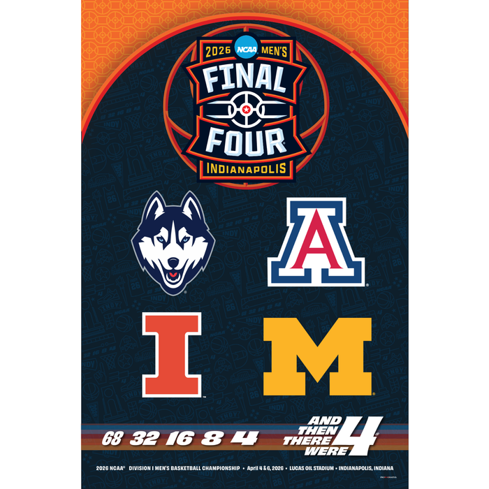 Illinois Fighting Illini Final Four 24x36 Poster