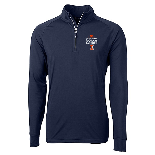 Illinois Fighting Illini Final Four Big and Tall Adapt Quarter-Zip