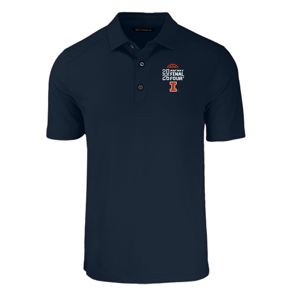 Illinois Fighting Illini Final Four Big and Tall Forge Polo