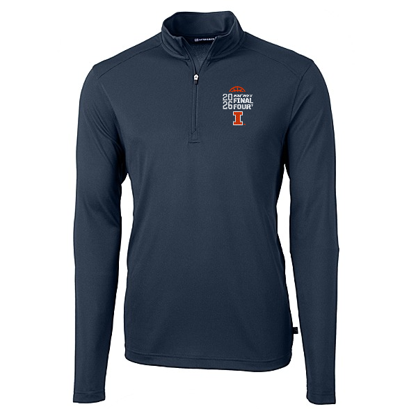 Illinois Fighting Illini Final Four Big and Tall Virtue Quarter-Zip
