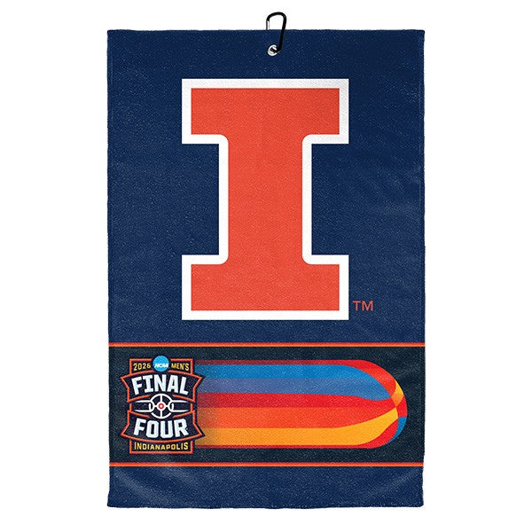 Illinois Fighting Illini Final Four Golf Towel