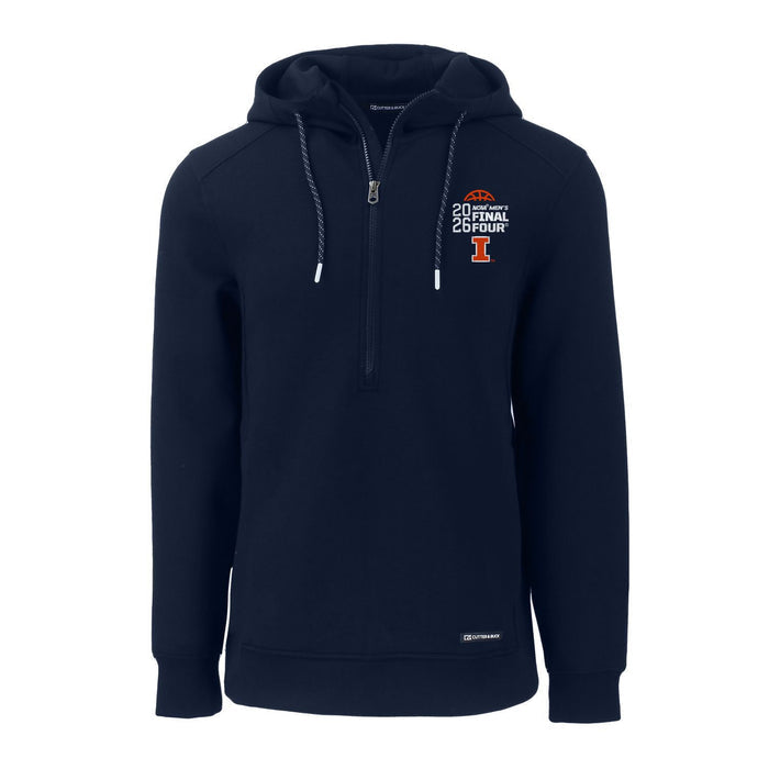 Illinois Fighting Illini Final Four Roam Half-Zip Hooded Jacket