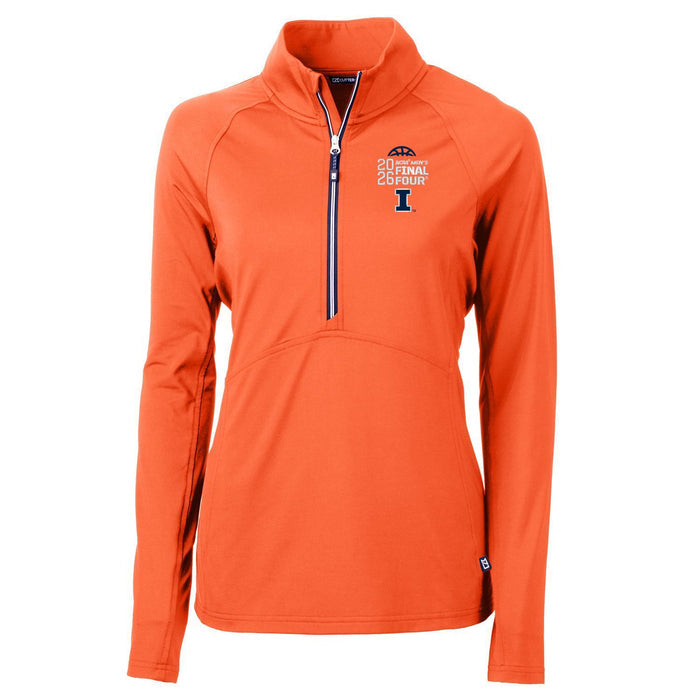 Illinois Fighting Illini Final Four Women's Adapt Quarter-Zip Pullover