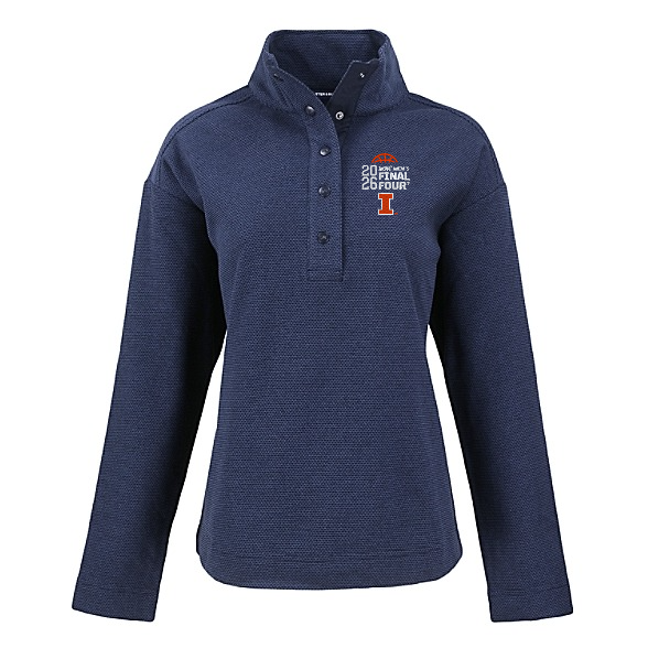 Illinois Fighting Illini Final Four Women's Hunts Point Quarter-Snap Pullover