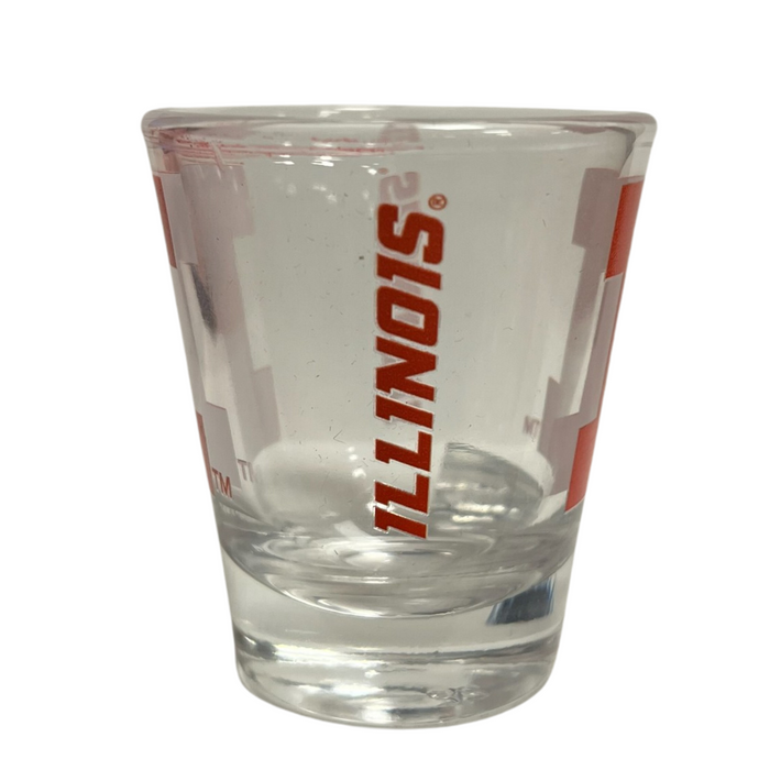 Illinois Fighting Illini Gameday 2oz Shot Glass