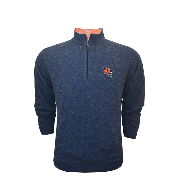 Illinois Fighting Illini Horn Legend Football Premium Quarter Zip Pullover