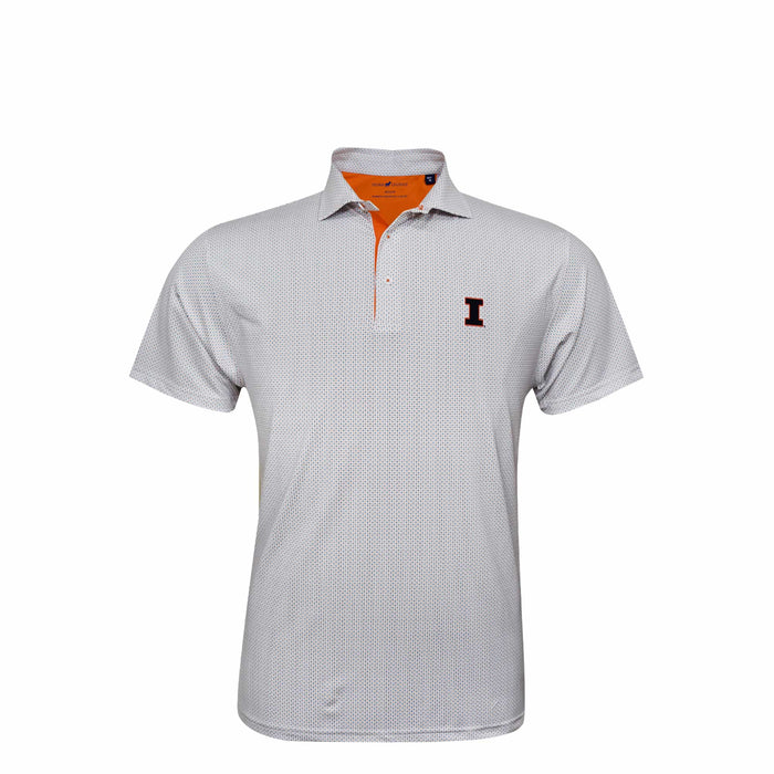 Illinois Fighting Illini Horn Legend Performance Luxury Polo