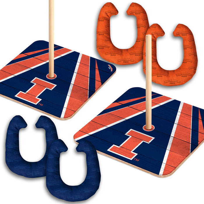 Illinois Fighting Illini HorseShoe Bags