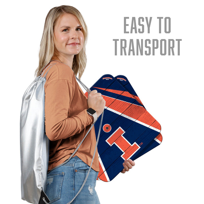 Illinois Fighting Illini HorseShoe Bags
