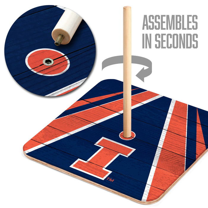 Illinois Fighting Illini HorseShoe Bags