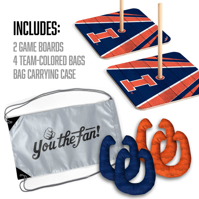 Illinois Fighting Illini HorseShoe Bags