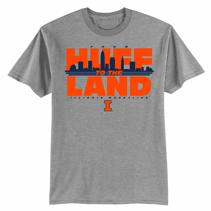 Illinois Fighting Illini Huff to the land Tee