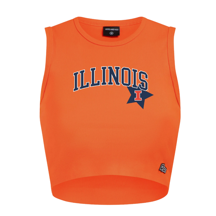 Illinois Fighting Illini Hype & Vice Cut Off Tank