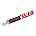 Illinois Fighting Illini Lanyard Keychain