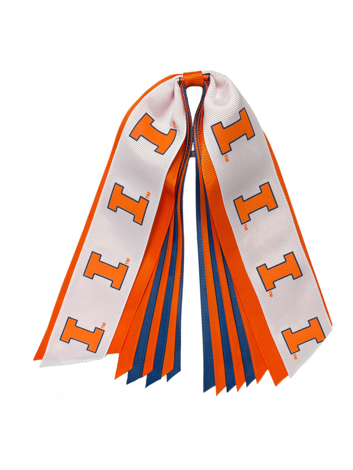Illinois Fighting Illini Layered Bow