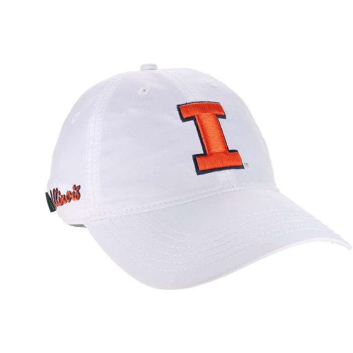 Illinois Fighting Illini Legacy Cool Fit Hat- White