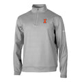 Illinois Fighting Illini Long Stride Embossed Pullover Quarter-Zip