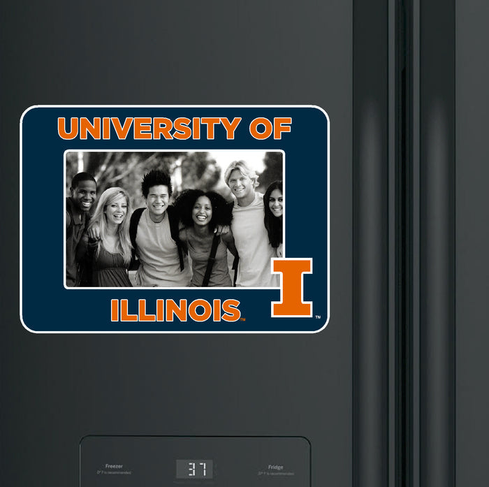 Illinois Fighting Illini Magnetic Photo Frame
