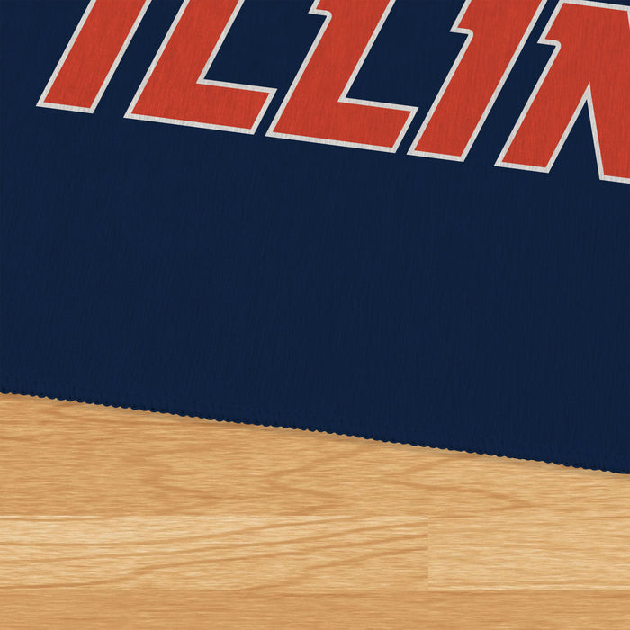Illinois Fighting Illini Medium Rug