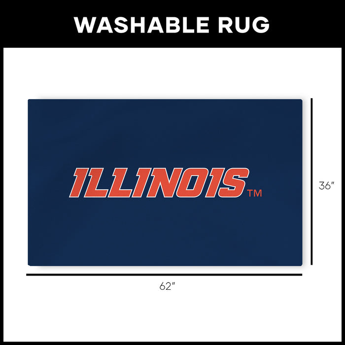 Illinois Fighting Illini Medium Rug