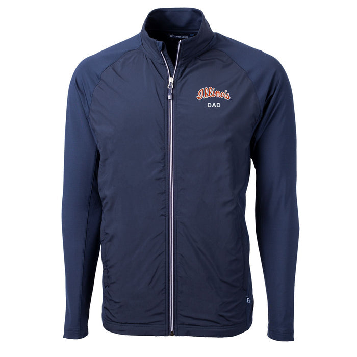Illinois Fighting Illini Men's Adapt Eco Full-Zip Dad