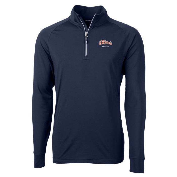 Illinois Fighting Illini Men's Adapt Quarter-Zip Baseball