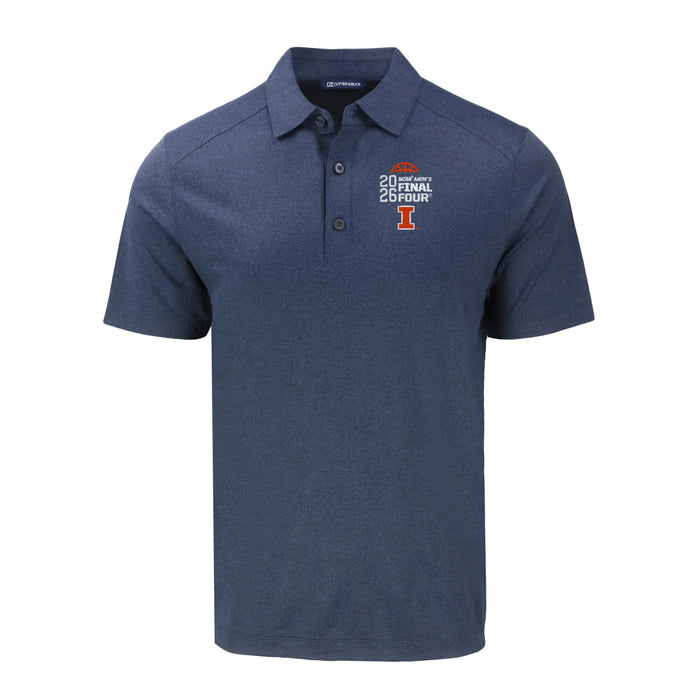 Illinois Fighting Illini Men's Basketball 2026 Final Four Navy Forge Polo