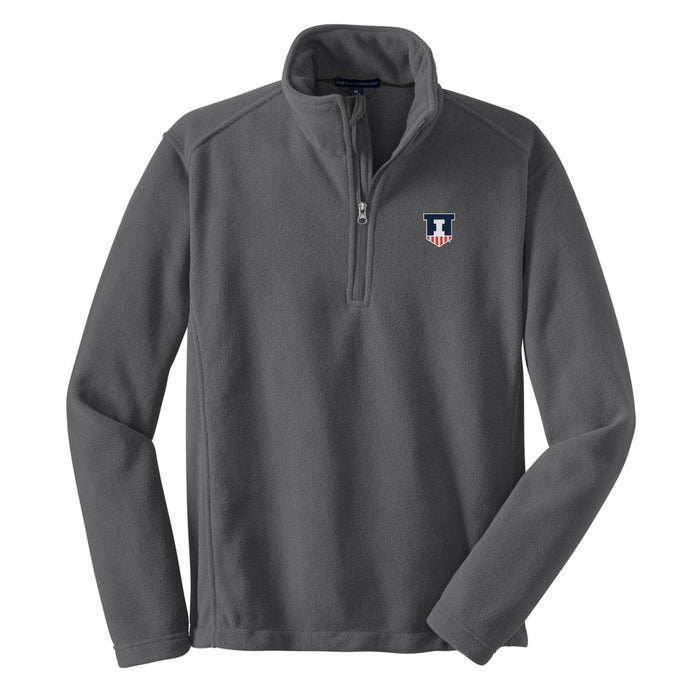 Illinois Fighting Illini Men's Big and Tall Shield Quarter-Zip