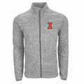 Illinois Fighting Illini Men's Big and Tall Summit Jacket Grey