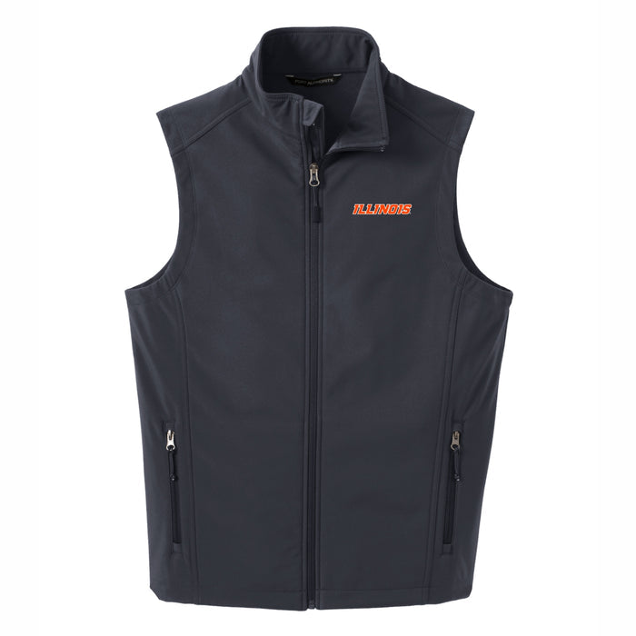 Illinois Fighting Illini Men's Big and Tall Wordmark Vest
