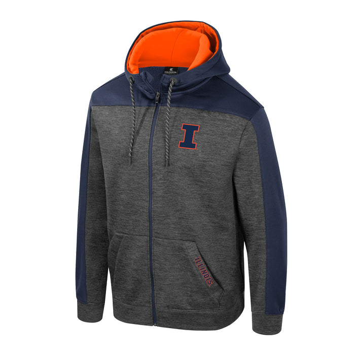Illinois Fighting Illini Men's Chester Full-Zip Hood