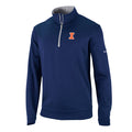 Illinois Fighting Illini Men's Columbia Navy Quarter-Zip