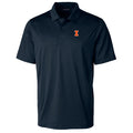Illinois Fighting Illini Men's Cutter & Buck Navy Prospect Polo