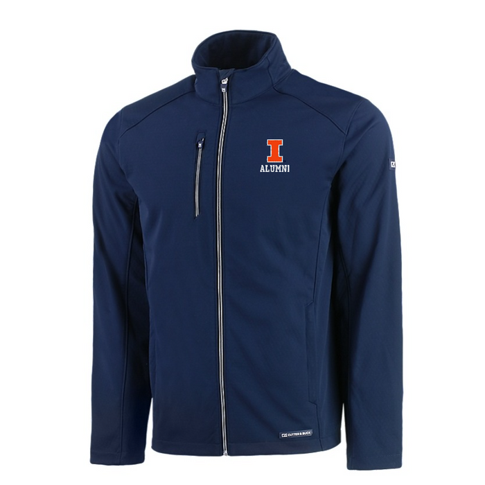 Illinois Fighting Illini Men's Evoke Softshell Jacket Alumni