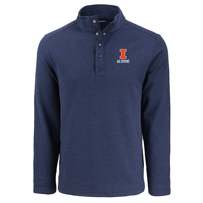 Illinois Fighting Illini Men's Hunt Snap Pull-over Alumni