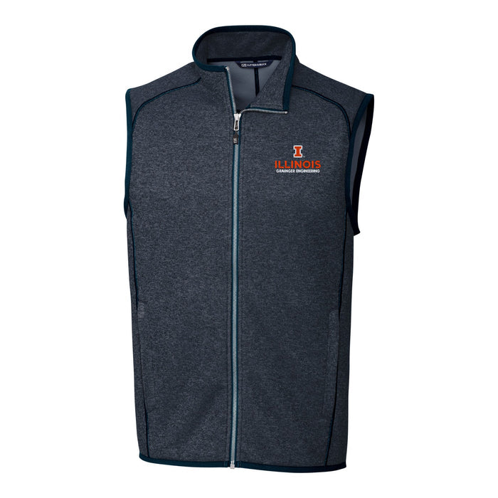 Illinois Fighting Illini Men's Mainsail Full-Zip Vest Grainger
